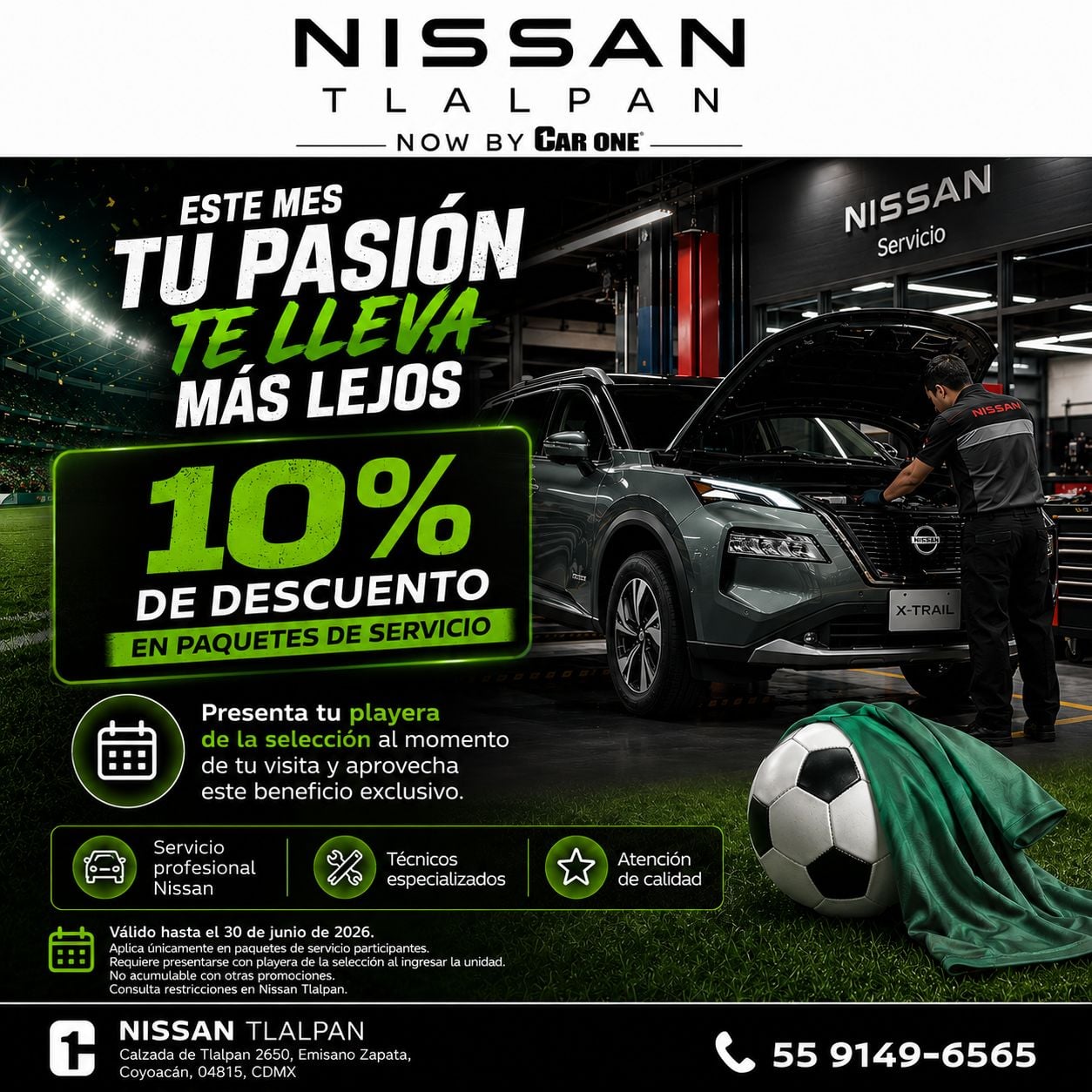10% de Descuento Paquetes de Servicio